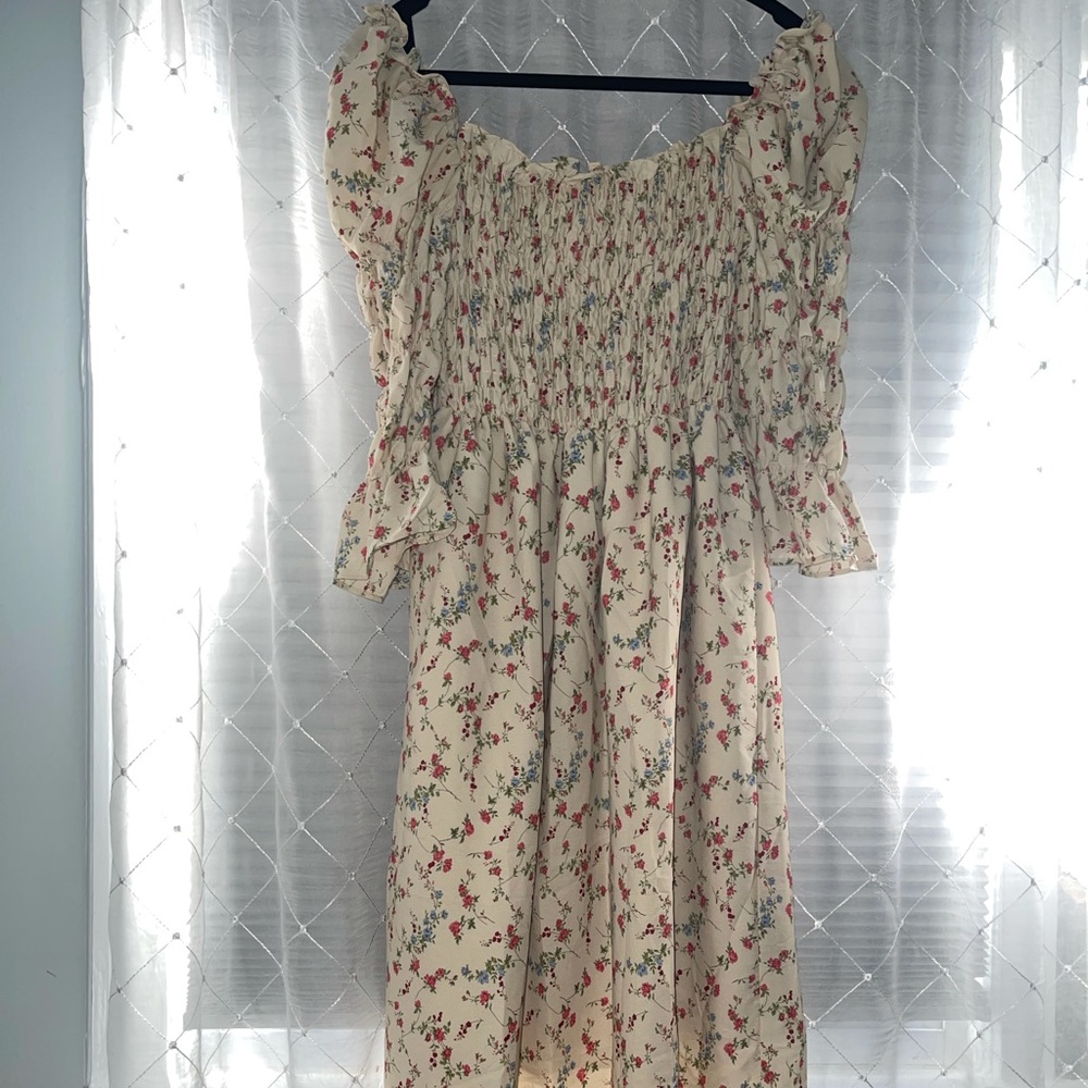 Long floral dress